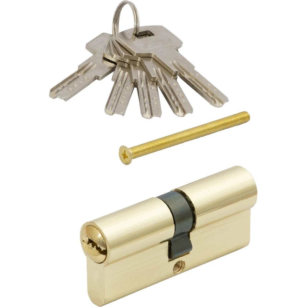 VETTORE Цилиндровый механизм VЕTTORE ZN M60 Z GP (30x30) 5 ключей (Золото) 20084