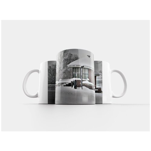 фото Кружка "мост, зима, снег" 320 мл lotsprints