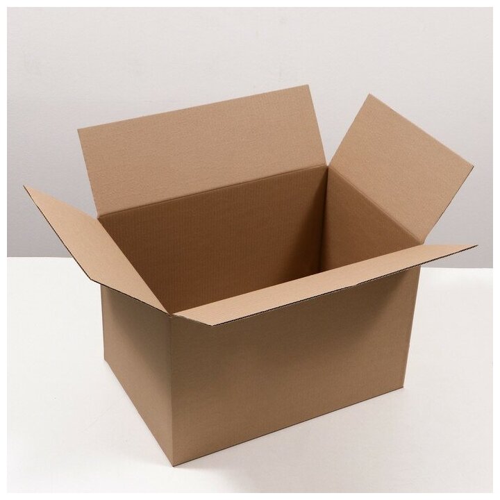 Экспресс. Коробка картонная (Гофрокороб), 600х400х400 мм, без ручек, объем 96 л, 10 шт.