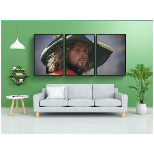 фото Набор модулных постеров для интерьера "cavalliere, цепкий, шляпа" 60x90 см. в тубусе, без рамки lotsprints