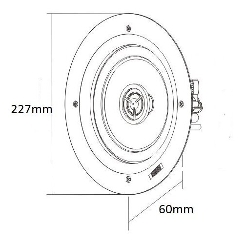 Встраиваемая плоская акустика Lumiaudio FLC-6S 849000₽