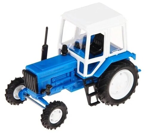 Трактор МТЗ-82 пластик синий 1:43