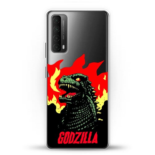 фото Силиконовый чехол годзила на huawei p smart 2021 andy & paul