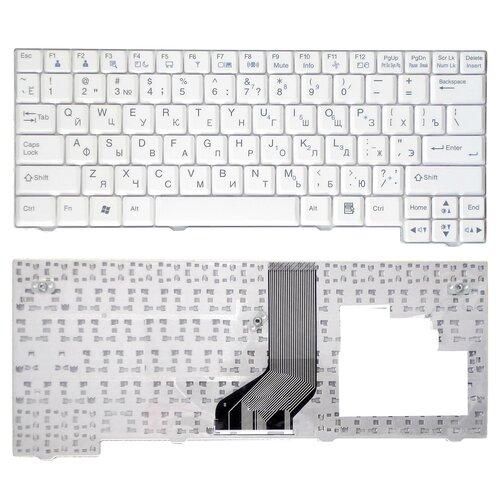 Клавиатура для ноутбука LG X110 X120 белая 990₽