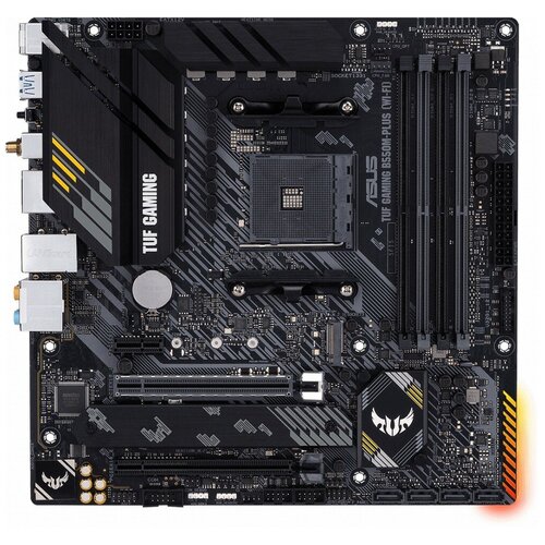 фото Материнская плата asus tuf gaming b550m-plus(wi-fi) socket am4 amd b550 4xddr4 2xpci-e 16x 1xpci-e 1x 4 matx retail