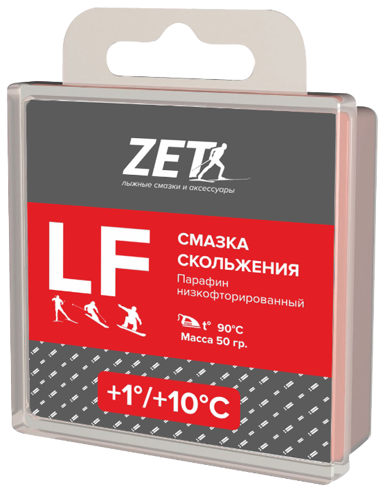 Парафин низкофтористый ZET LF Red (+1°С +10°С) 50 г.