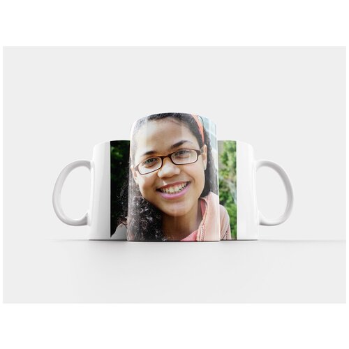 фото Кружка "девочка, человек, счастливый" 320 мл lotsprints