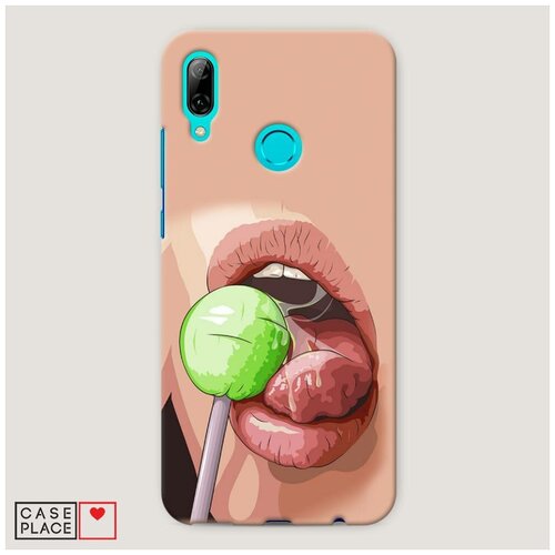 фото Пластиковый чехол "губы и чупа-чупс" на huawei p smart 2019 / хуавей п смарт 2019 case place