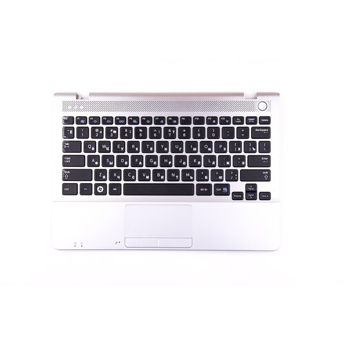 Клавиатура для ноутбука Samsung NP300U1A TopCase серебро p/n: BA59-03137C, BA75-03558C, 9Z. N7LSN.00R