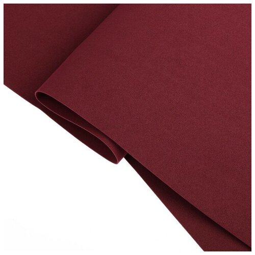 Фоамиран 50х50 см, 1 мм цв. бордовый (10 шт)