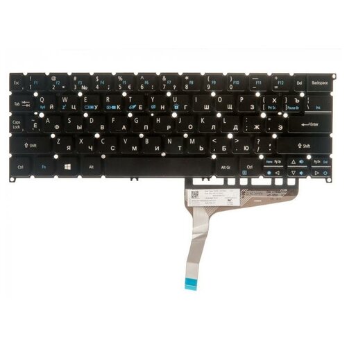 Клавиатура для ноутбука Acer Swift 7 SF714-52T черная 2448₽