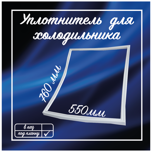 Уплотнитель для холодильника Бирюса 550х760 мм / Уплотнительная резинка 0003301000