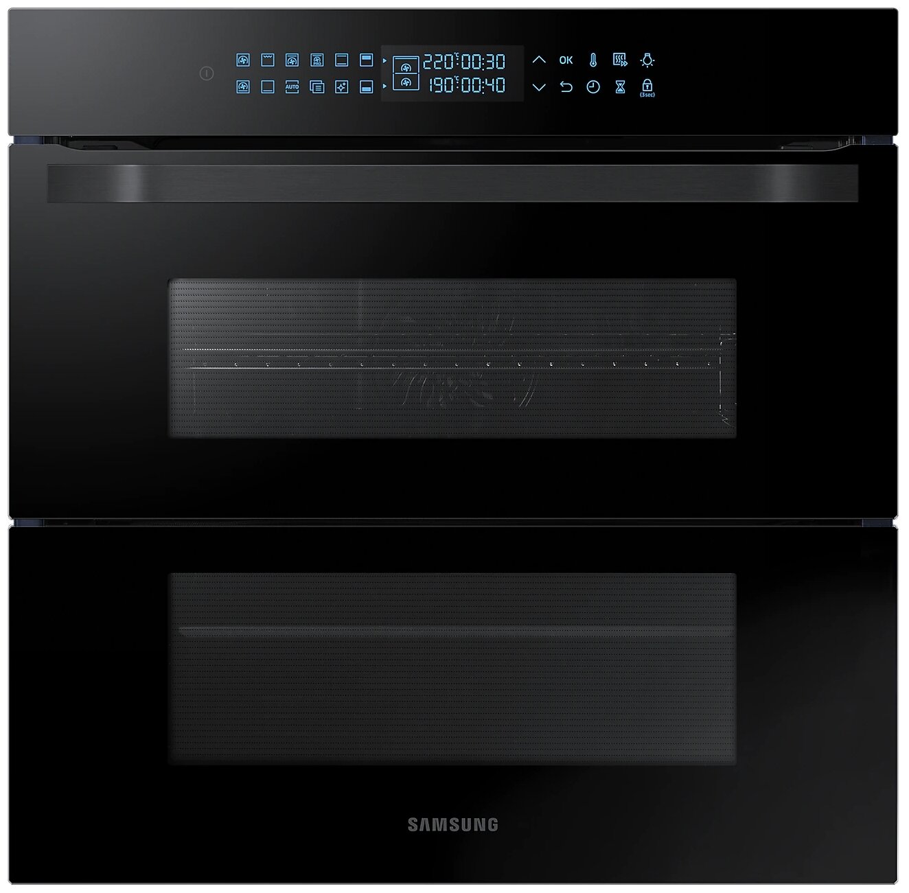 Духовой шкаф Samsung NV75N7646RB c Dual Cook Flex, 75 л