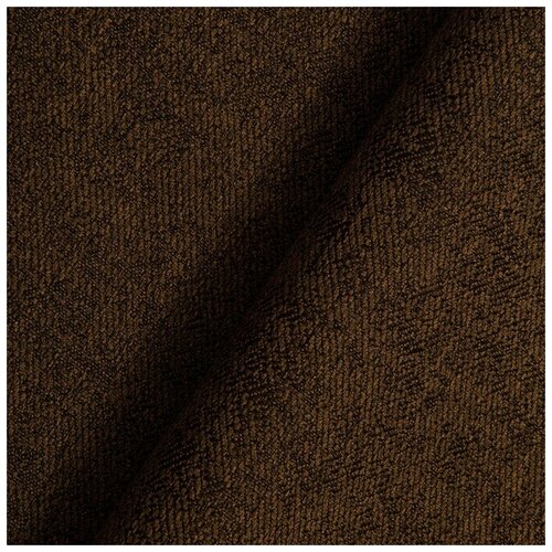 Ткань мебельная рогожка LEVIS 34, коричневый, 100*142см, для обивки мебели, перетяжки, реставрации, штор