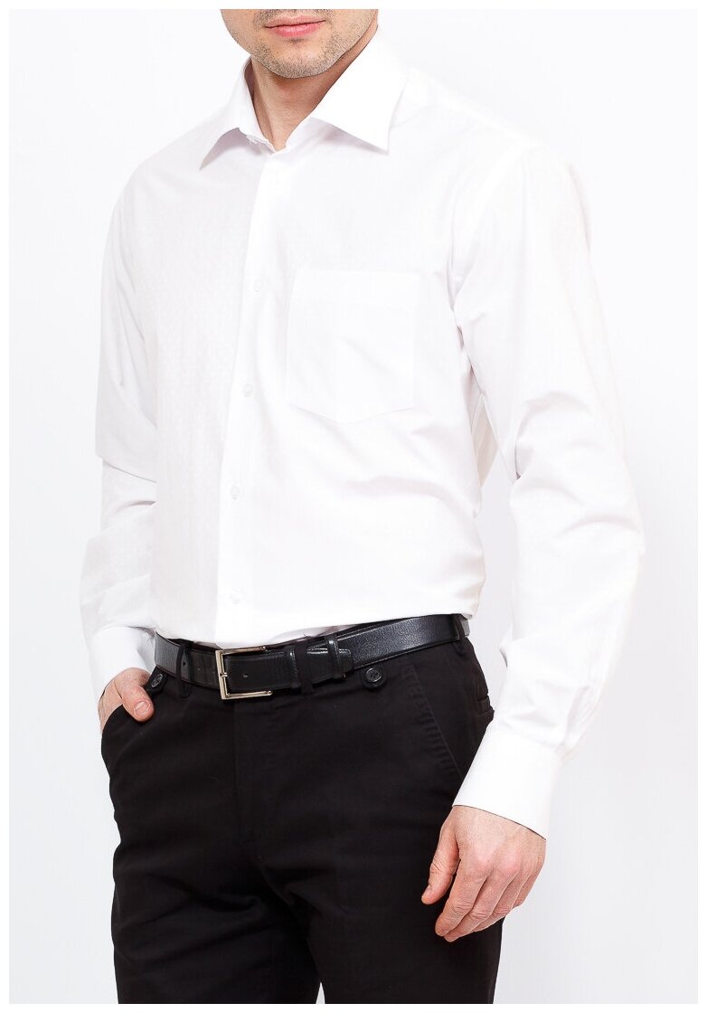 Рубашка мужская длинный рукав CASINO Белый c113/1/9251