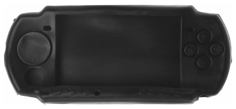 Защитный силиконовый чехол Silicon Case для PSP 2000\3000 Черный (PSP)