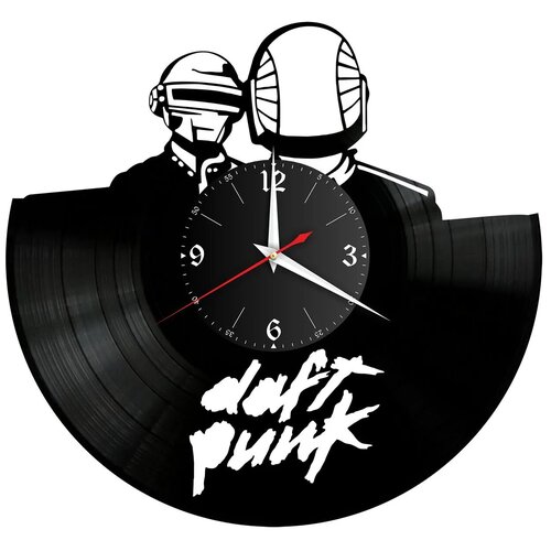 фото Redlaser часы настенные "дуэт daftpunk" из винила, №1