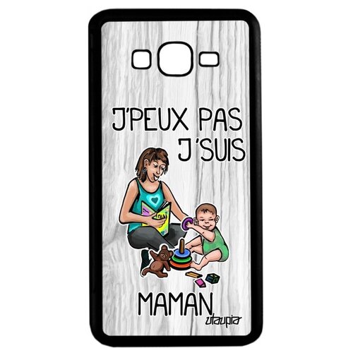 фото Ударопрочный чехол на телефон // samsung galaxy grand prime // "не могу - стала мамой!" карикатура повод, utaupia, светло-серый