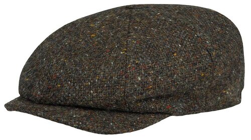 Кепка HANNA HATS арт. JP Tweed JP2 (коричневый / черный), размер 59