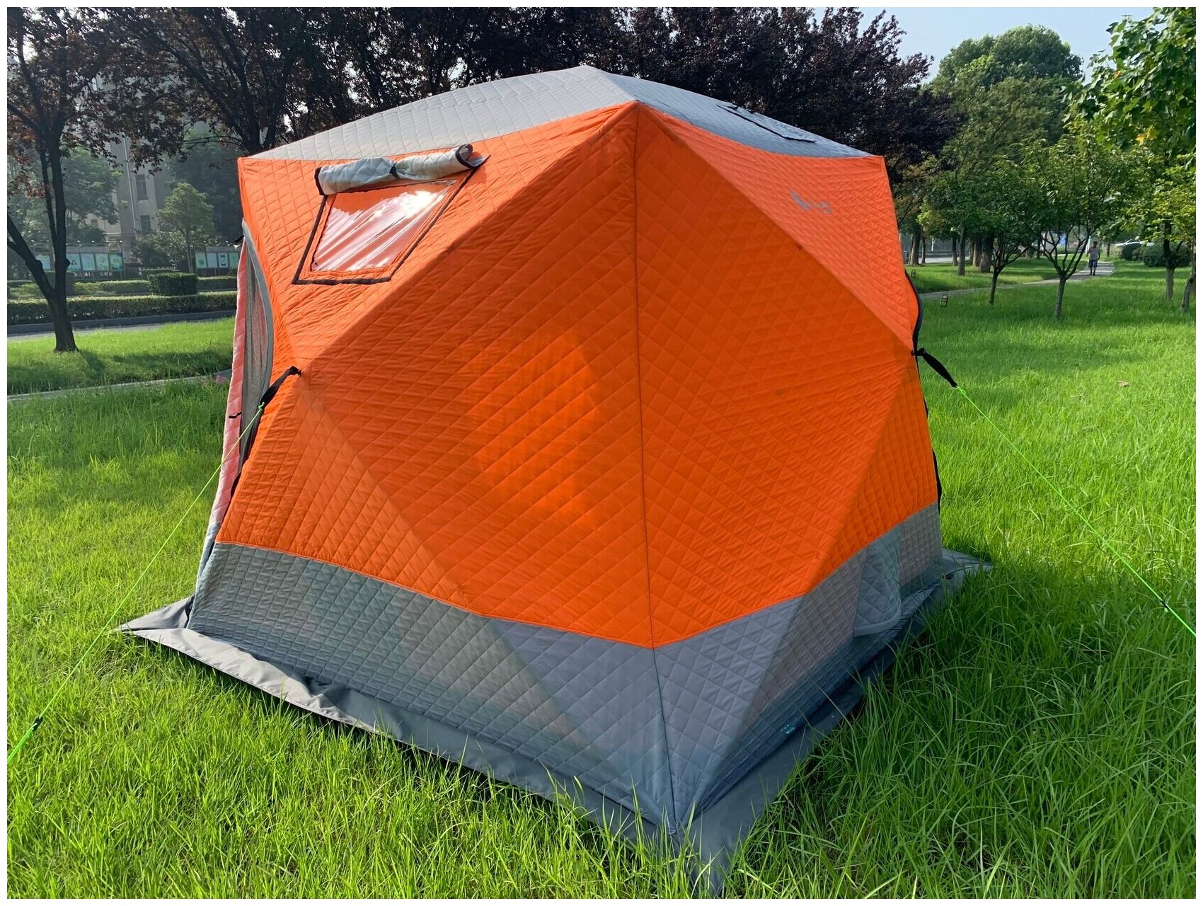 Трехслойная палатка-куб для зимней рыбалки Mircamping 2017 —  в .