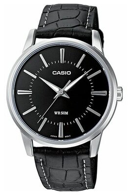 Наручные часы CASIO Collection Men MTP-1303PL-1A, серебряный, черный