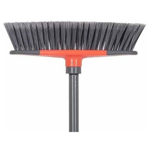 Щетка для пола с черенком 120см Чистый пол-3 серо-коралловый, 60638 Master House