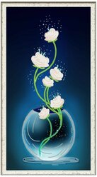 Рисунок на ткани Конёк Изящные цветы, 25*45 см (8513)