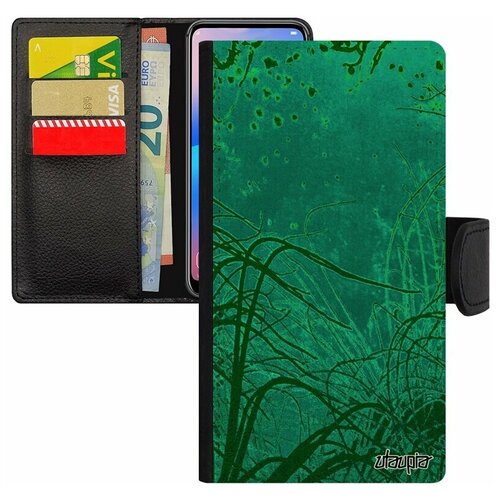 фото Чехол-книжка на мобильный apple iphone 8, "травы" пляж океан utaupia