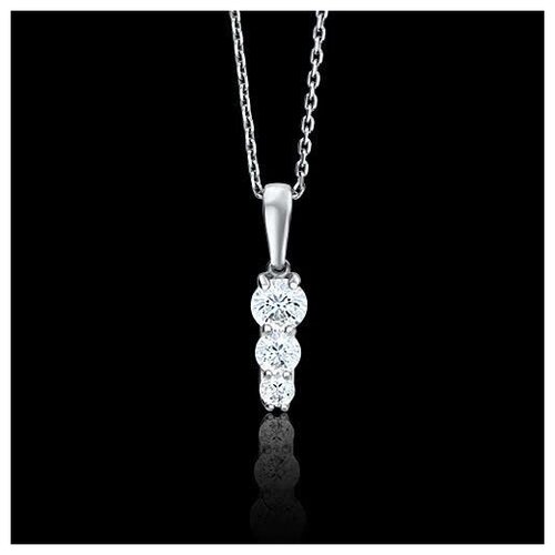 фото Platina jewelry золотая подвеска с вставками swarovski 03-1836-00-501-1120-38