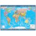 Атлас-принт Настенная политическая карта мира 1:25 143x102 на рейках