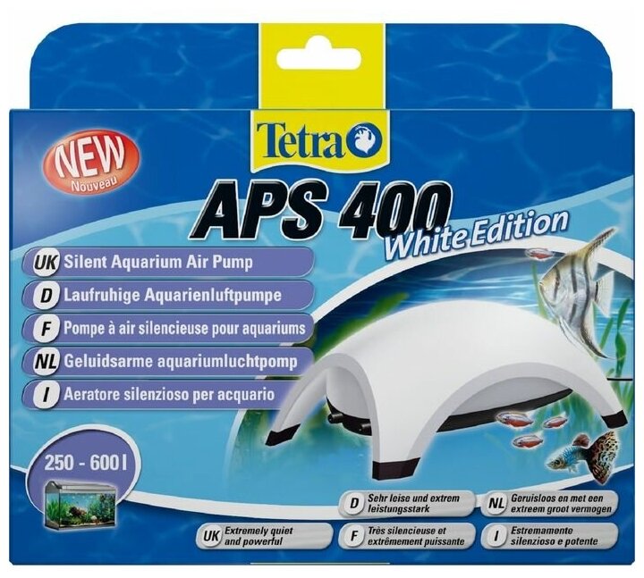 Аквариумный компрессор Tetra APS 400 белый
