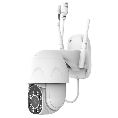 SLS Видеокамера поворотная SLS CAM-05, 2 Мп, Wi-Fi, 4мм, 1/2.7″, 85˚, H.264, день/ночь, белая