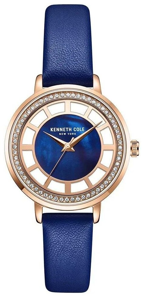 Наручные часы KENNETH COLE Transparency KC51129003, синий