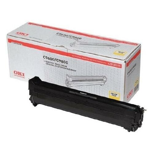Фотобарабан OKI 42918105 оригинал тонер копи toner для принтера драм туба чернила принт краска заправка мфу Cartridge картридж фоторецептора Photoconductor Drum порошок yellow желтый 37174₽