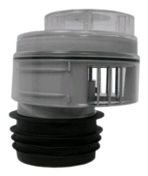 Вентиляционный клапан для канализации McAlpine MRAA1-CLEAR, выход со смещением 110, 48,1 л/сек