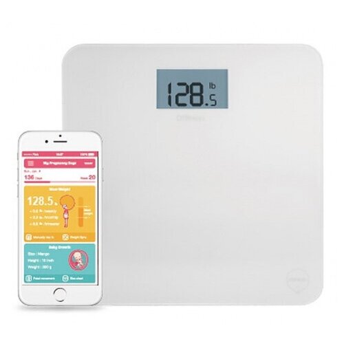 Напольные весы Ozaki O! Fitness Scale My Pregnancy Days OH013 (White), белый