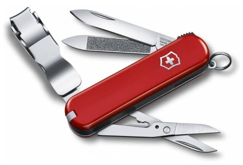 Нож перочинный Victorinox NailClip 580 (0.6463) 65мм 8функций красный - фото №1