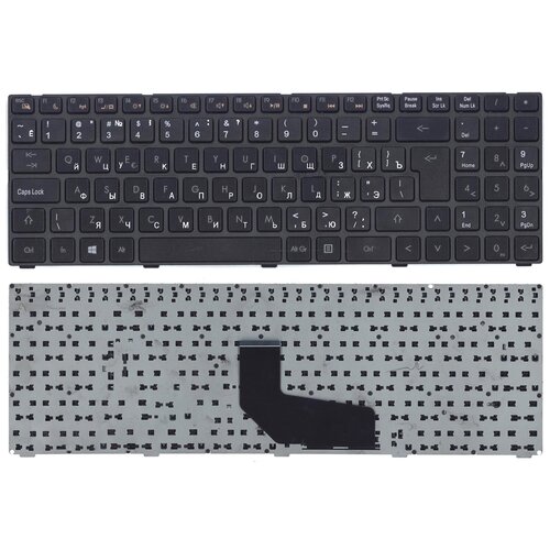 Клавиатура для ноутбука DNS K580S черная с рамкой арт 014608 клавиатура для dns twc twc n13p gs mp 09r63su 920 aetwc700010