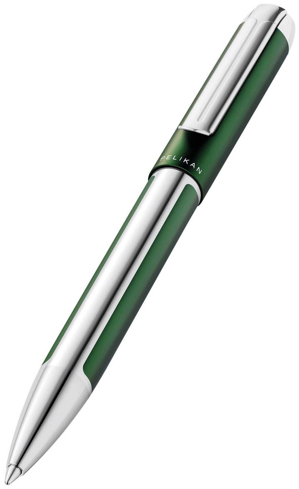 Ручка шариковая Pelikan Elegance Pura K40 (PL817431) зеленый/серебристый M черные чернила картонная упаковка