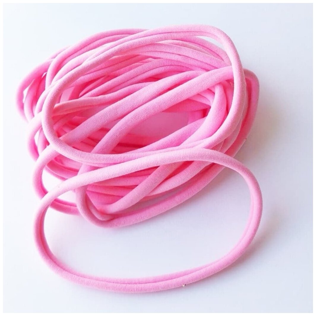 Бесшовные нейлоновые повязки one size (розовый) комплект 15шт.