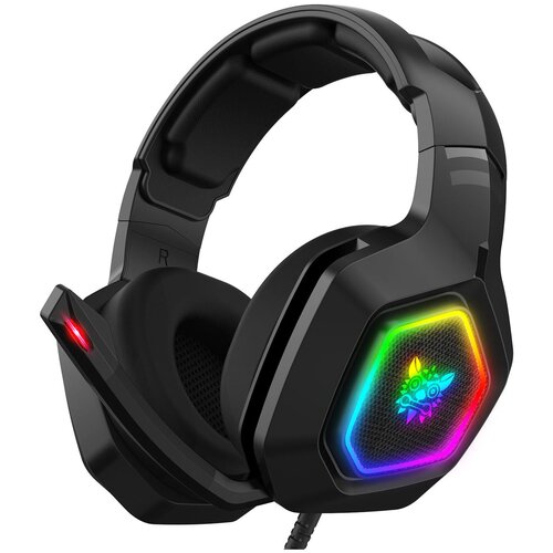 Игровая гарнитура ONIKUMA K10 RGB, проводные наушники с микрофоном, шумоподавляющие