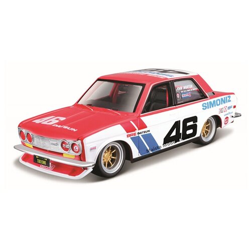 Машинка Maisto 32532 '1/24 Design Tokyo Mod - BRE Datsun 510 машинка maisto 32539 1 24 design tokyo mod nissan skyline 2000gt r 1973 kpgc 110