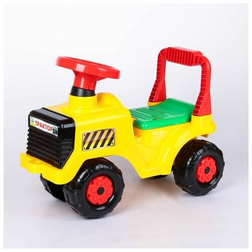 Альтернатива Толокар-машинка «Трактор», цвет жёлтый