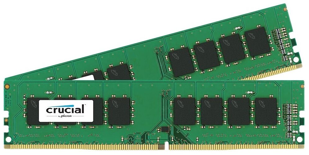 Модуль памяти Crucial 8GB DDR4 2400 MTs PC4-19200 CL17 SR x8 ECC Registered DIMM 288pin CT8G4RFS824A 700000₽