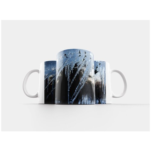 фото Кружка "сосульки, зима, холодный" 320 мл lotsprints