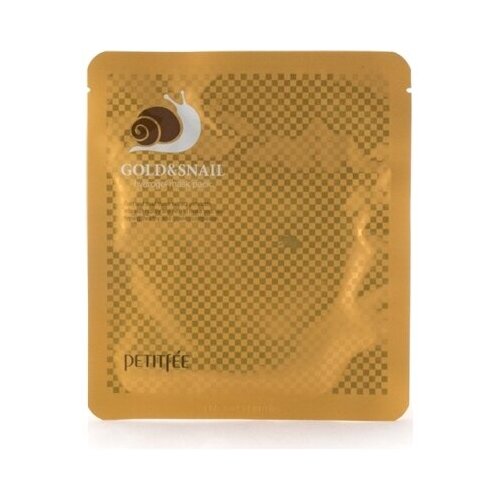 фото Маска petitfee gold & snail hydrogel mask pack (30 г)