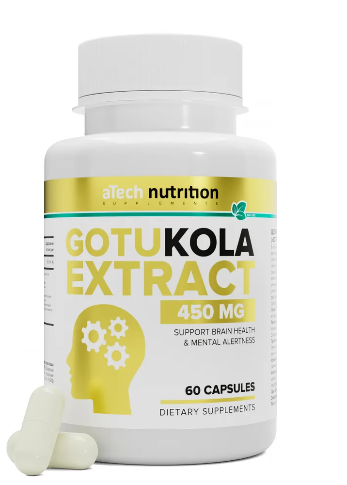 Капсулы aTech Nutrition Gotu Kola Extract, 450 мг, 60 шт.