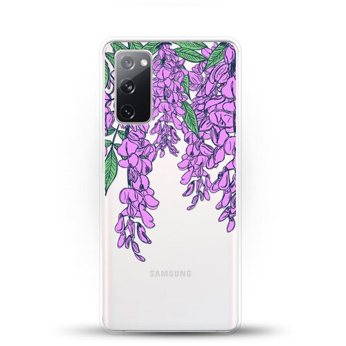 фото Силиконовый чехол цветы фиолетовые на samsung galaxy s20fe (fan edition) andy & paul
