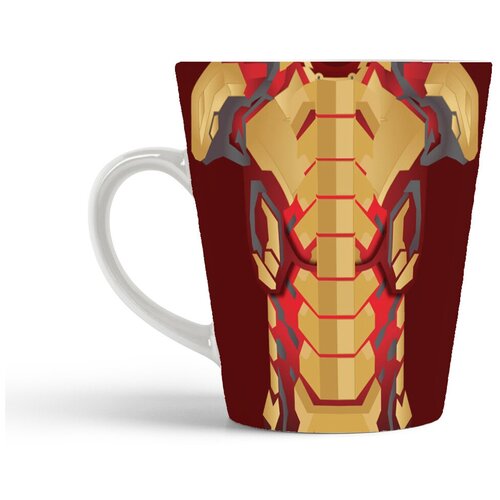 фото Кружка-латте coolpodarok железный человек фон