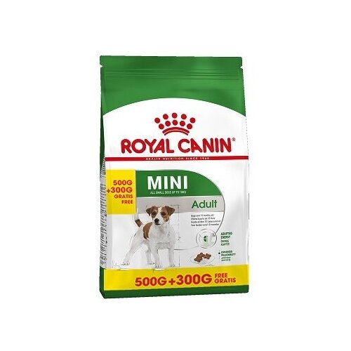 Royal Canin Mini Adult 500+300г Сухой корм для взрослых собак малых пород